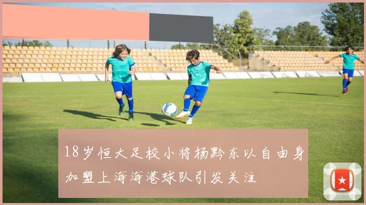 18岁恒大足校小将杨黔东以自由身加盟上海海港球队引发关注
