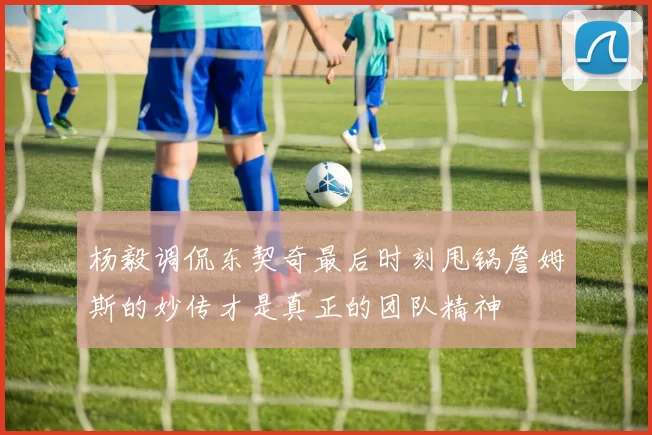 杨毅调侃东契奇最后时刻甩锅詹姆斯的妙传才是真正的团队精神
